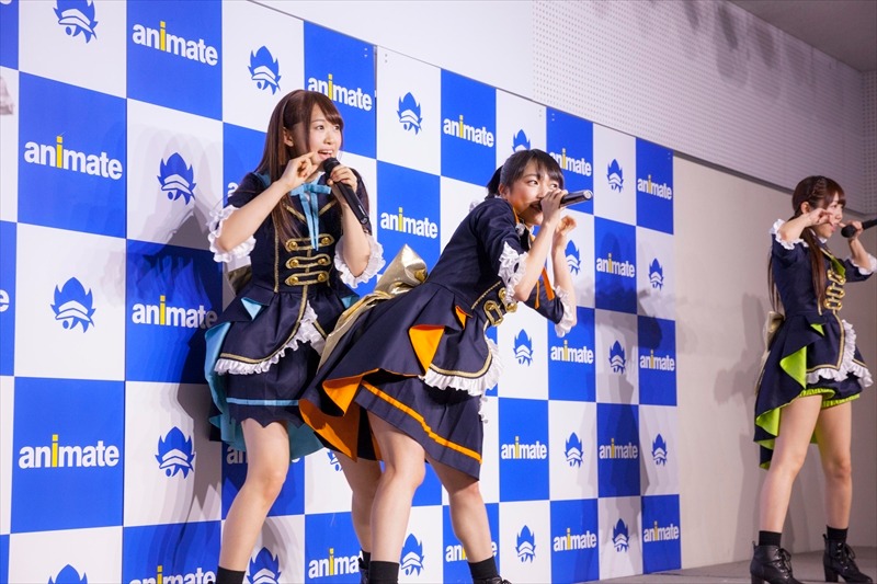 i☆Ris 14thシングル「Shining Star」リリースイベント第1部の様子。（Photo by KOSUKE USHIZIMA）