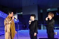 左からピコ太郎、工藤大輝、和田颯。