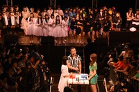 シード扱いの大本命・アプガ森咲樹のリングインにどよめく場内。