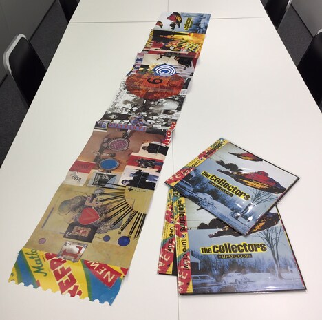 THE COLLECTORS「UFO CLUV」アナログ盤の展開図。