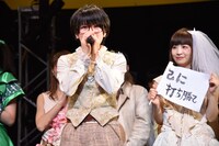 ダークホースとしてかき回した前回大会と同じメガネをかけて準決勝に挑む寺田珠乃。