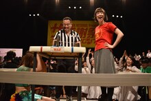 森咲樹に圧勝し高笑いする酒井瞳。