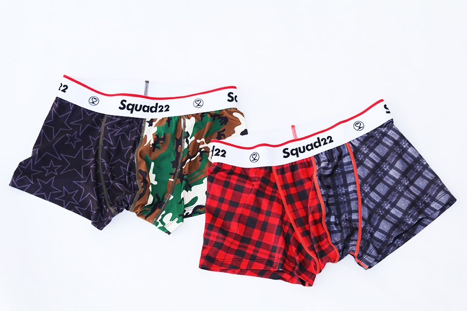 「22;market」オリジナルグッズのボクサーパンツ。