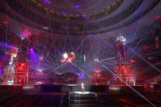 「HiGH & LOW THE LIVE」の様子。