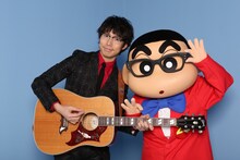 左から高橋優、野原しんのすけ。