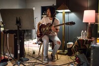 アメリカ・ニューヨークで行われたDYGLのレコーディングの様子。