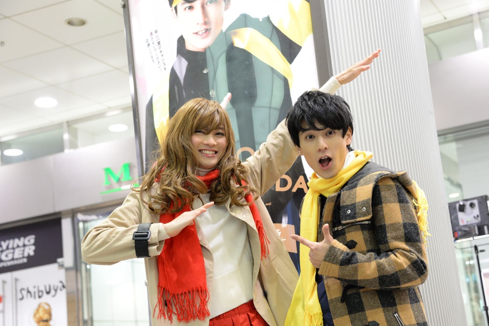 フジテレビ「次ナルTV-G」のMCを務める超特急・ユースケ（右）とゲストMCのユーキ（左）。(c)フジテレビ