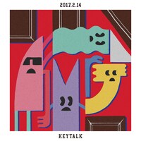 オリジナルKEYTALKステッカー サンプル