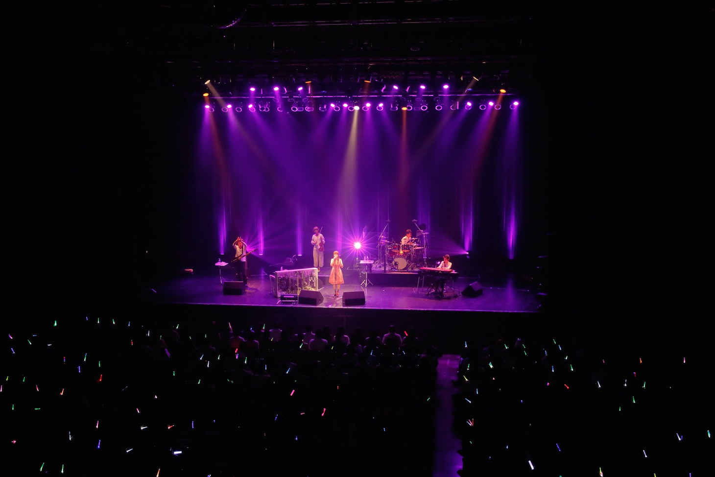 藤田麻衣子「藤田麻衣子 BEST ALBUM TOUR ～10th Anniversary～」東京・Zepp Tokyo公演の様子。（撮影：宮家和也）