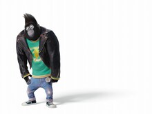 大橋卓弥が演じるジョニーのキャラクターイラスト。