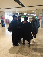 弾丸ツアーの道中でDISH//メンバーに遭遇した泉大智。