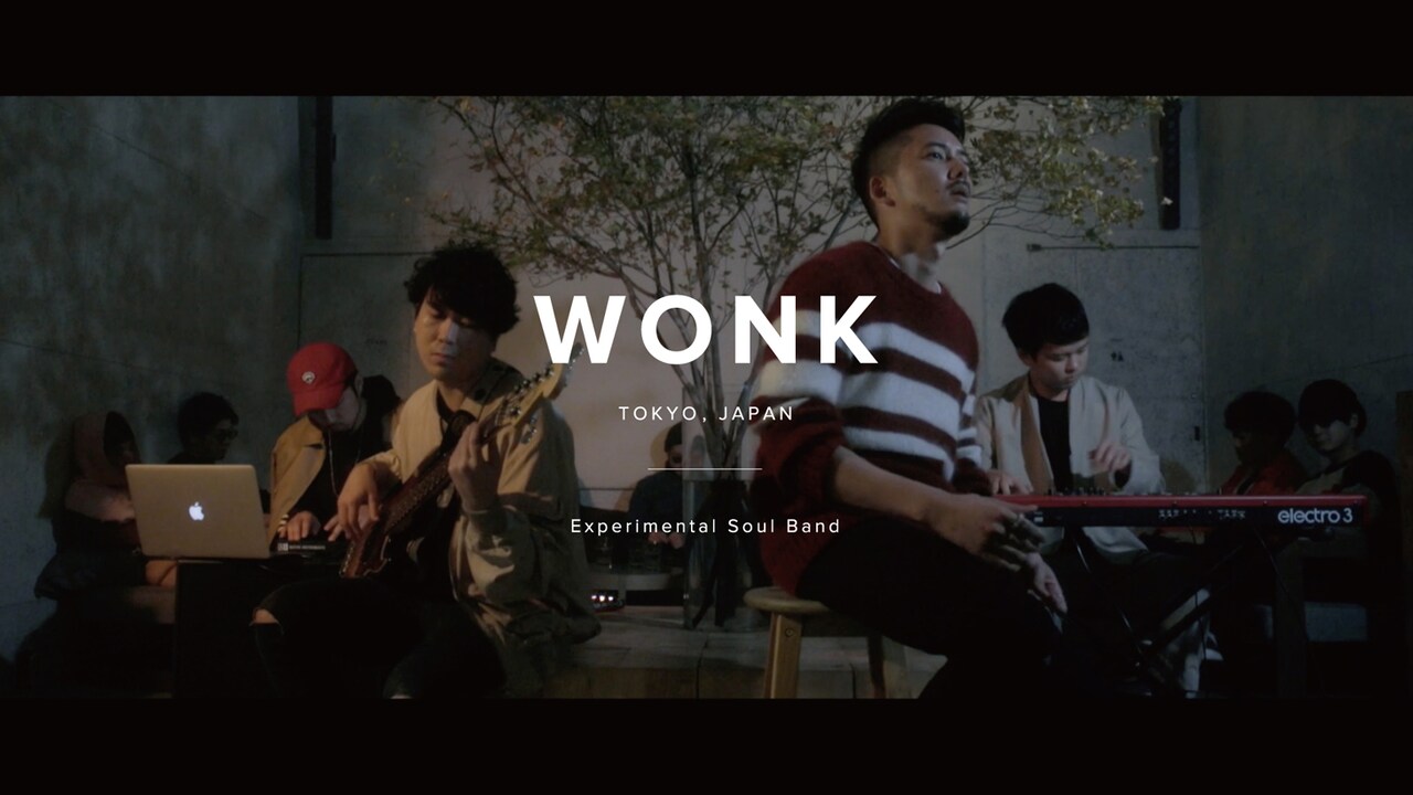 WONK「Real Love feat. JUA & Shun Ishiwaka」ミュージックビデオのワンシーン。