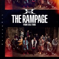 1月発売のTHE RAMPAGE from EXILE TRIBE「Lightning」CD盤ジャケット。