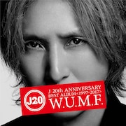 J「J 20th Anniversary BEST ALBUM <1997-2017> W.U.M.F.」ジャケット