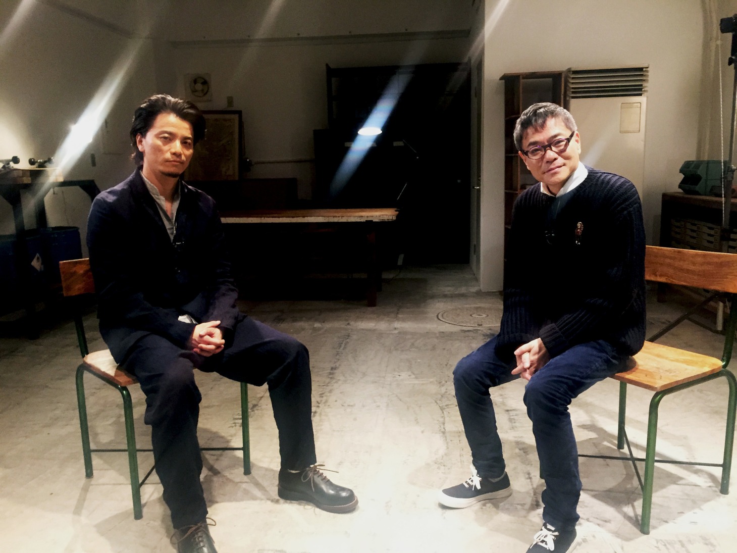 左からKREVA、いとうせいこう。