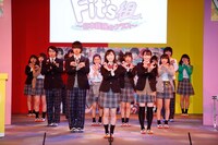 「2年F組 Fit's組」発表会の様子。