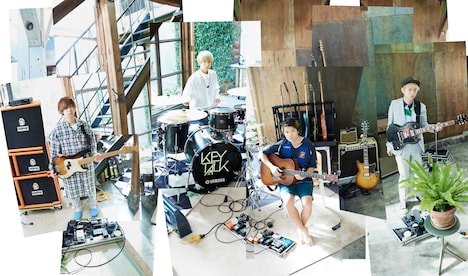 KEYTALKの新たなアーティスト写真。