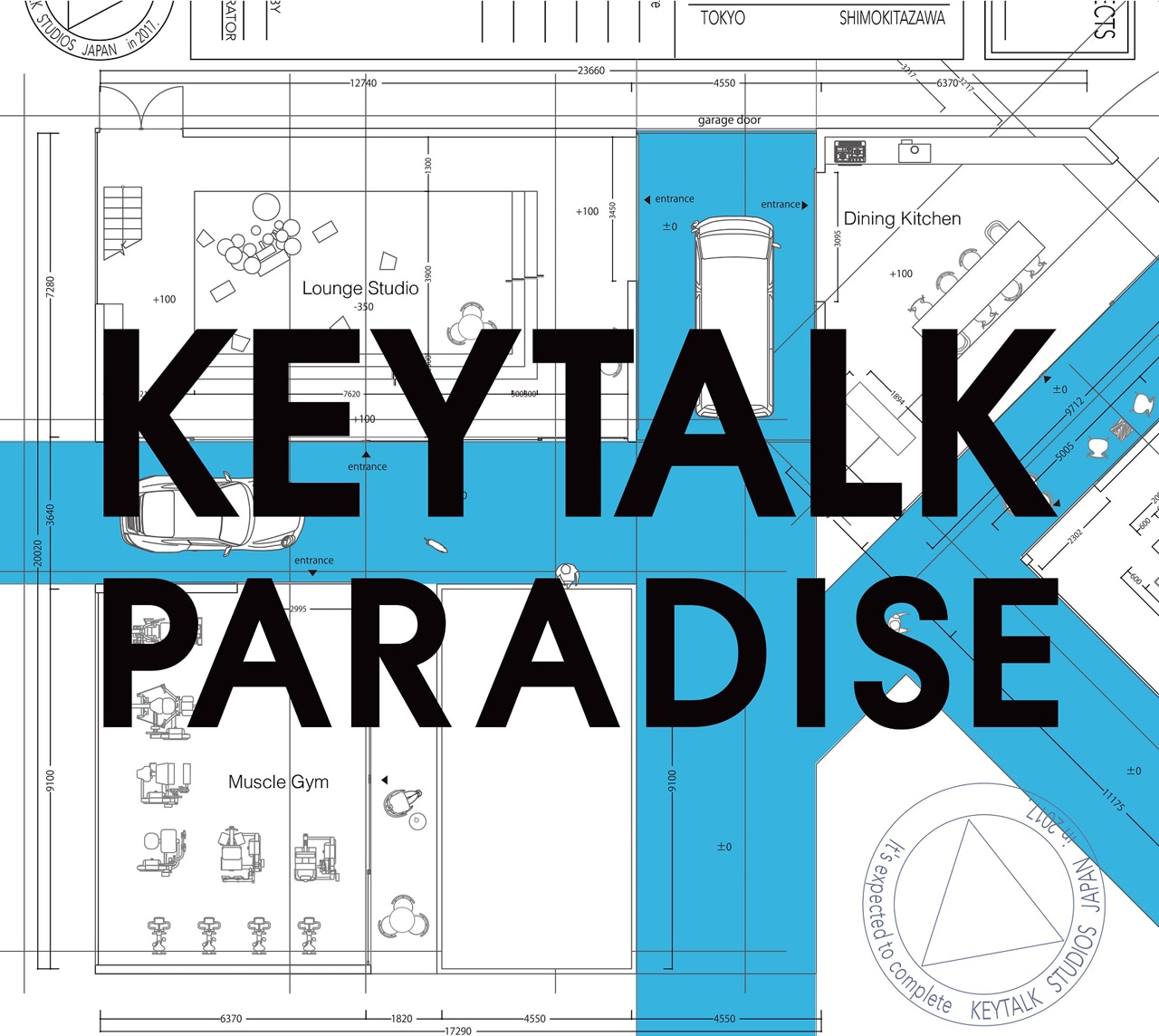 KEYTALK「PARADISE」初回限定盤ジャケット