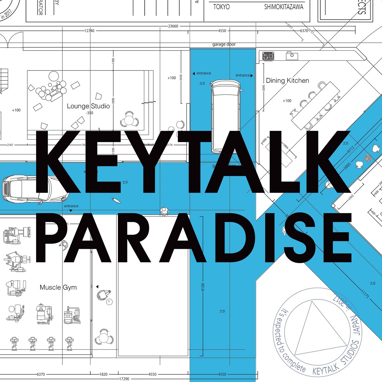 KEYTALK「PARADISE」通常盤ジャケット