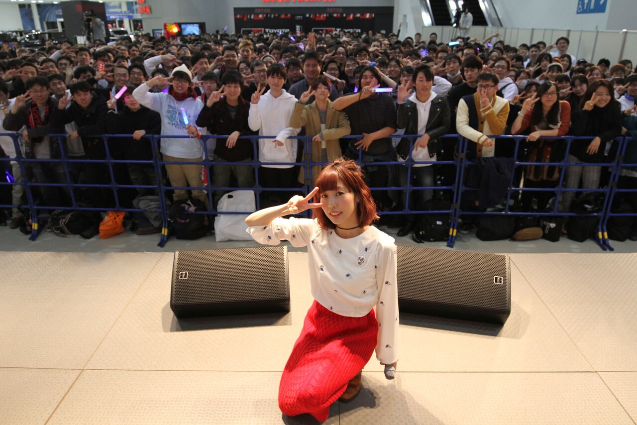 「くっすんサポーター応援会 in MEGA WEB」の様子。（撮影：中村ユタカ）