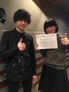 suzumokuと「simple style -オヒルノオト-」メインパーソナリティのリアド慈英蘭。