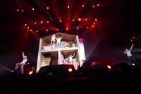 人気画像10位は「ボンバーズJr.やWhite Rascalsも登場、金爆ロングツアー千秋楽」より、「君といつまでも」を披露するゴールデンボンバー。（撮影：菅沼剛弘）