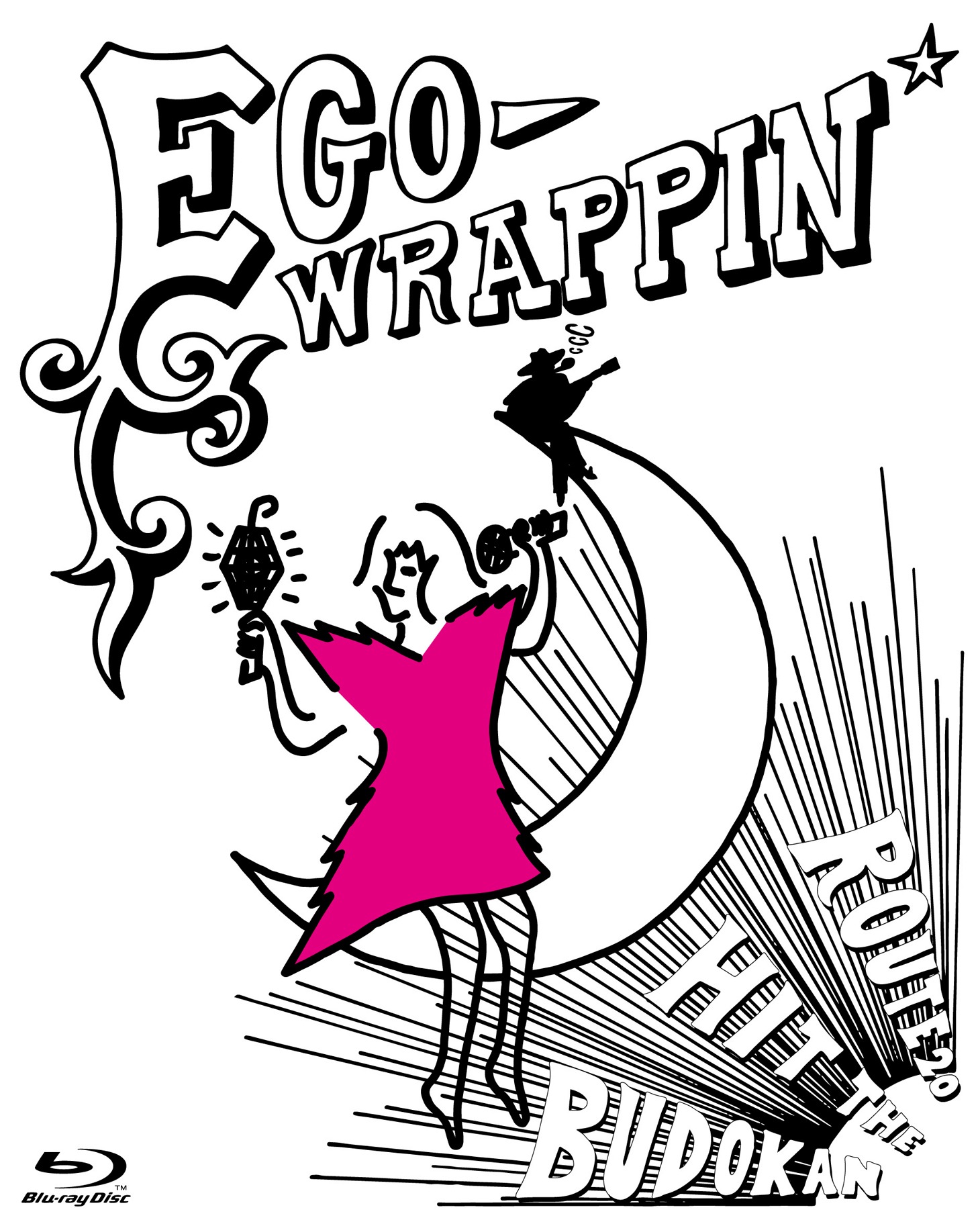 EGO-WRAPPIN'「ROUTE 20 HIT THE BUDOKAN ～live at 日本武道館～」Blu-rayジャケット