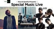 「Bose & Spotify Presents Special Music Live」告知ビジュアル