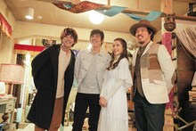 左から松坂桃李、大橋卓弥、Anly、常田真太郎。