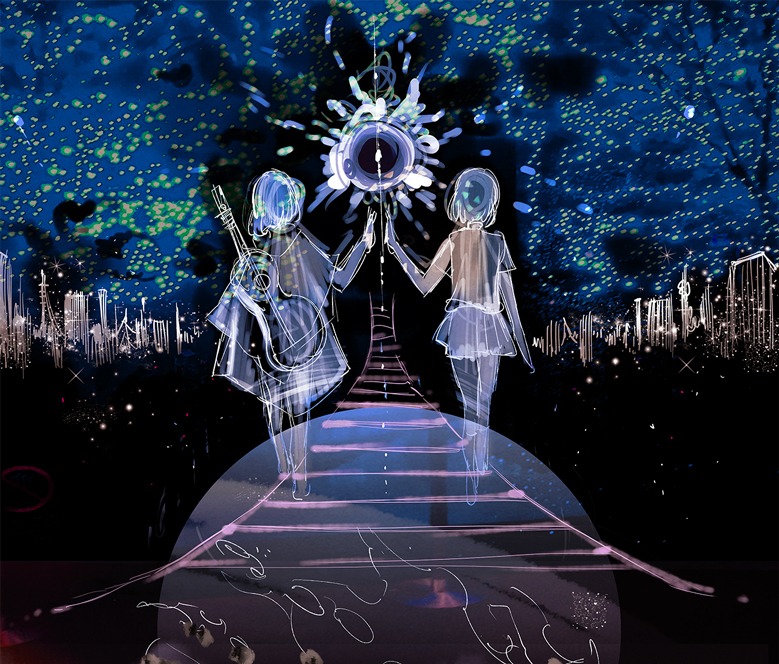 横槍メンゴによるさユり「平行線」MVのラフ。