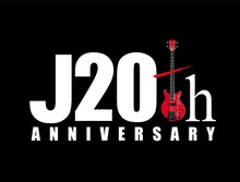 「J 20th Anniversary」ロゴ