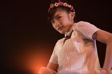 SSDで華麗なバレエを披露した岡田愛。