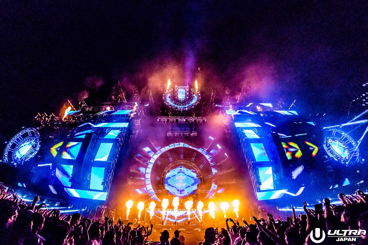 「ULTRA JAPAN 2016」の様子。