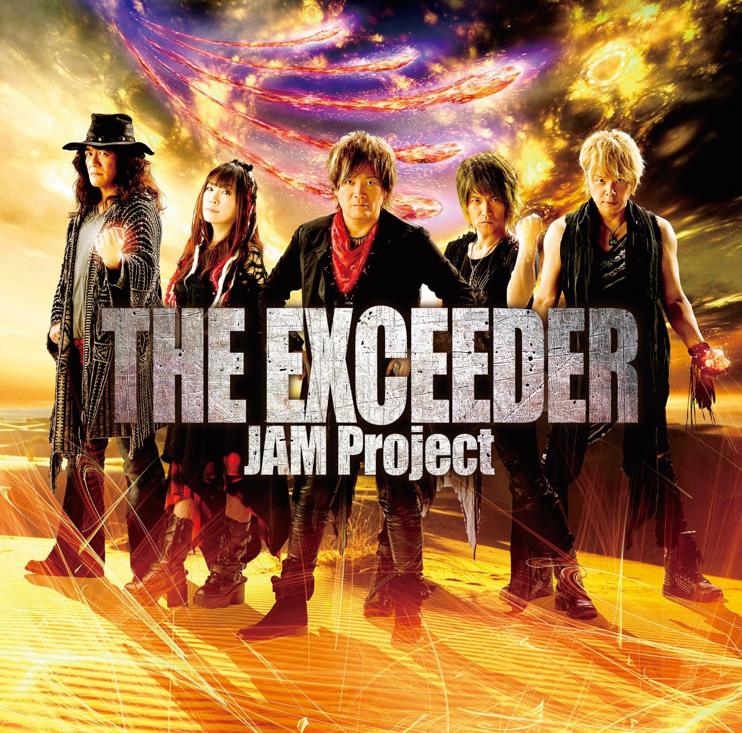 JAM Project「THE EXCEEDER / NEW BLUE」初回限定盤ジャケット