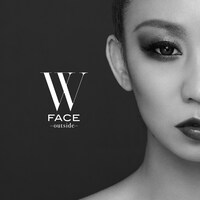 倖田來未「W FACE ～outside～」CD+Blu-rayジャケット