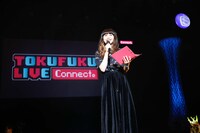 MCを担当した菅沼ゆり。（撮影：上山陽介）