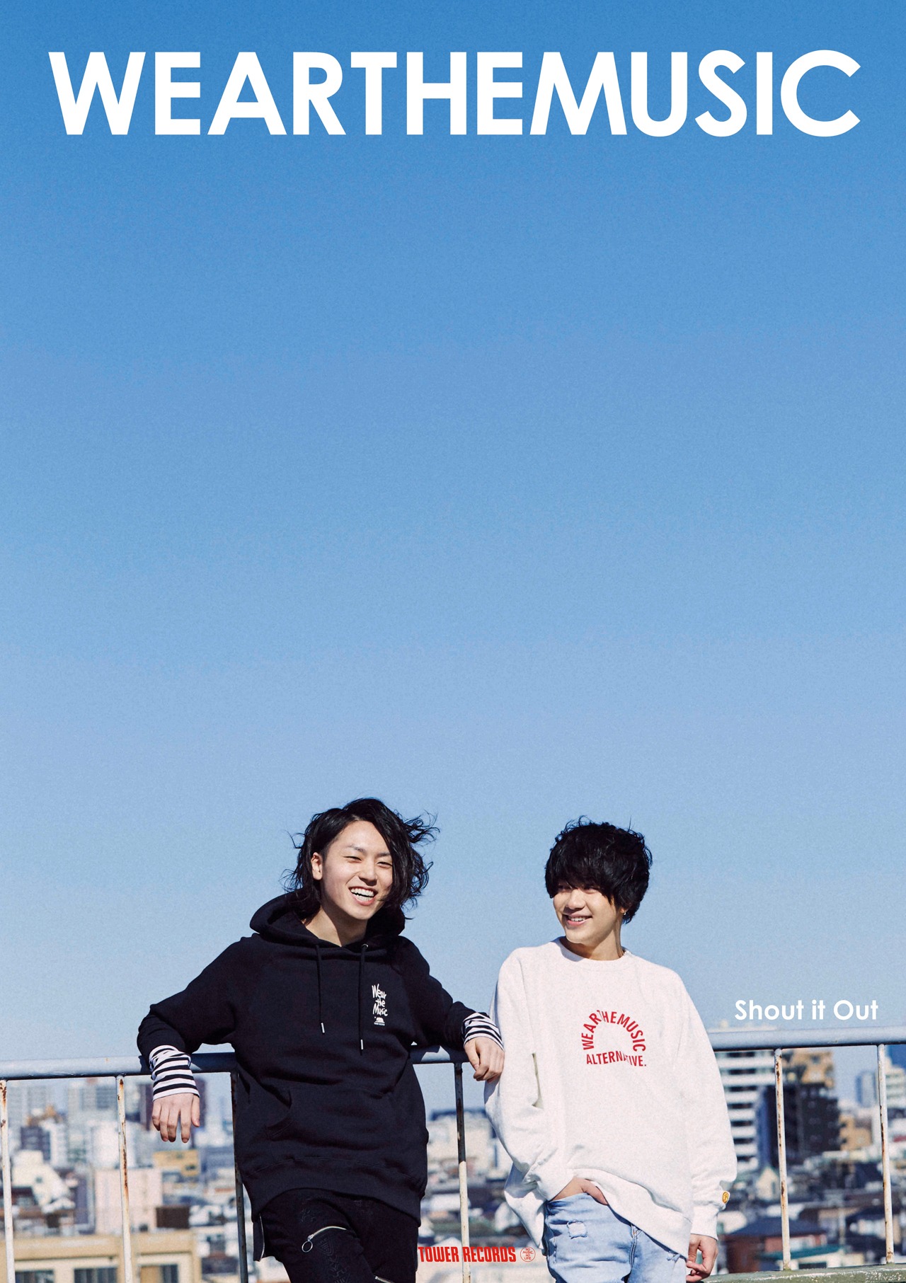 「WEARTHEMUSIC×Shout it Out」ポスターデザイン