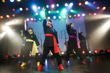 チームしゃちほこ「新生チームしゃちほこ、はじまりじゃ」 の様子。（撮影：笹森健一）