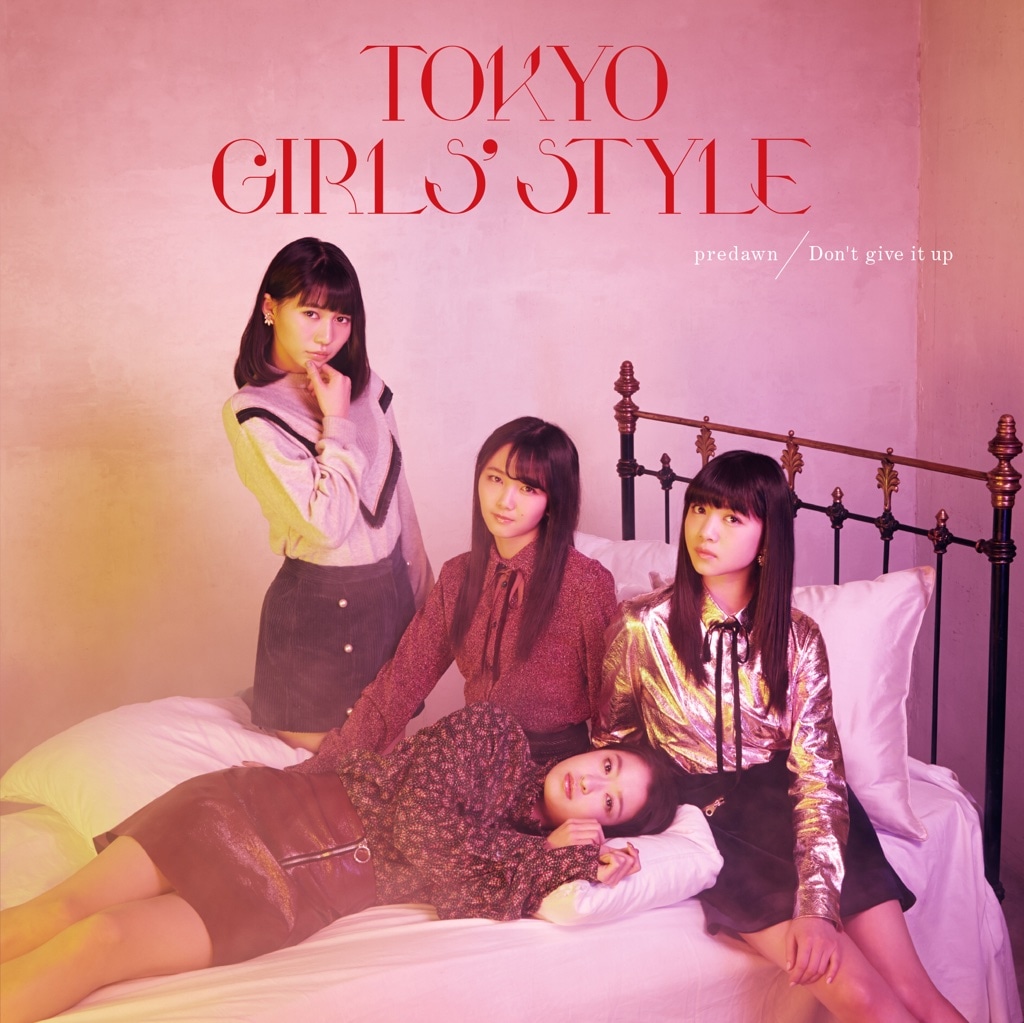 東京女子流「predawn / Don't give it up」CD盤ジャケット