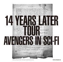 「avengers in sci-fi "14 Years Later Tour"」告知ビジュアル