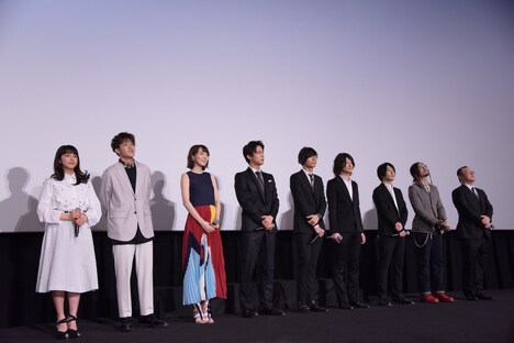 「きょうのキラ君」初日舞台挨拶の様子。