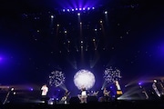 ORANGE RANGE「ORANGE RANGE LIVE TOUR 016-017 ～おかげさまで15周年! 47都道府県 DE カーニバル～」東京・日本武道館公演の様子。（撮影：平野タカシ）