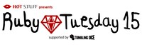 「HOT STUFF presents Ruby Tuesday 15 supported by TUMBLING DICE」ロゴ