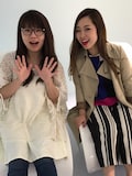 左から山崎ケイ(相席スタート)、傳田真央。