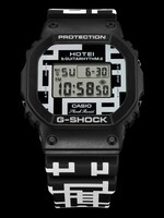 「HOTEI 35th ANNIVERSARY G-SHOCK GUITARHYTHM MODEL」本体見本（ELバックライト消灯時）