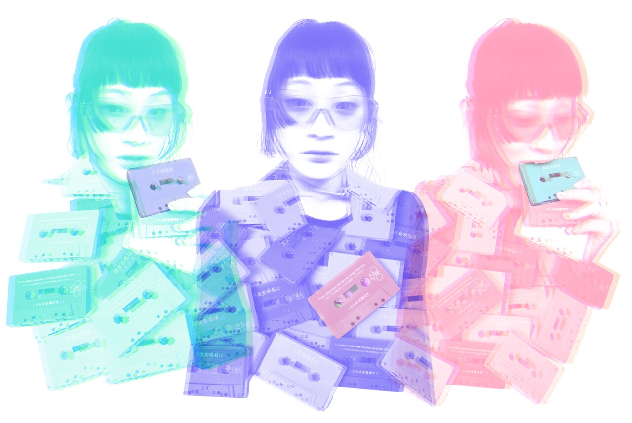 コムアイ監修のカセットテープ3姉妹がナタリーストアで発売