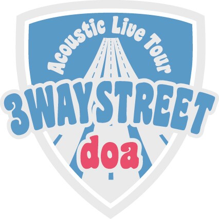doa「Acoustic Live Tour“3WAY STREET”」ロゴ