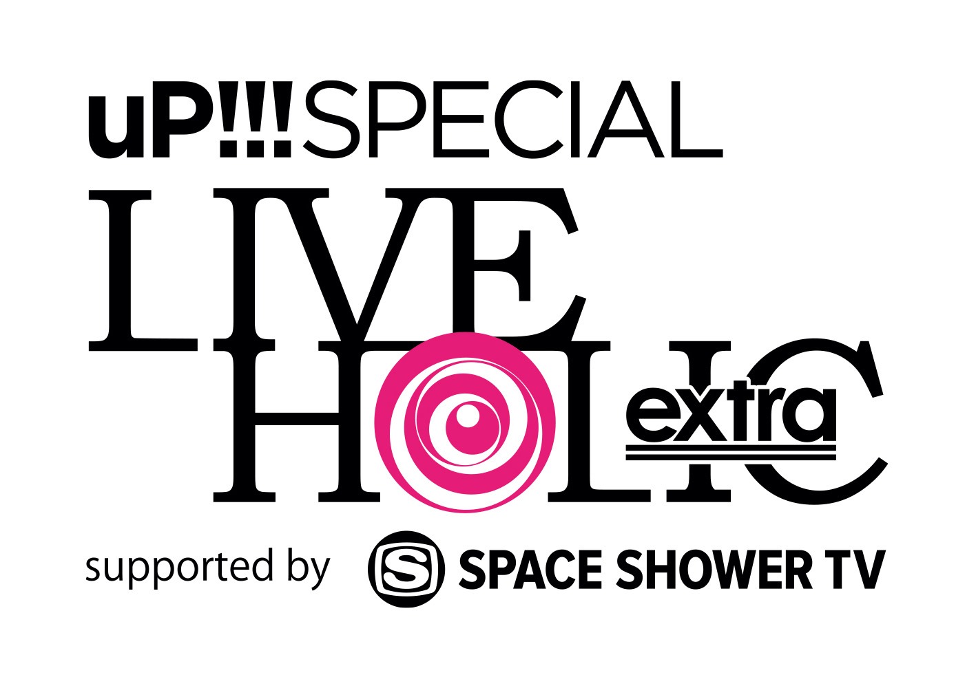「uP!!! SPECIAL LIVE HOLIC extra」ロゴ