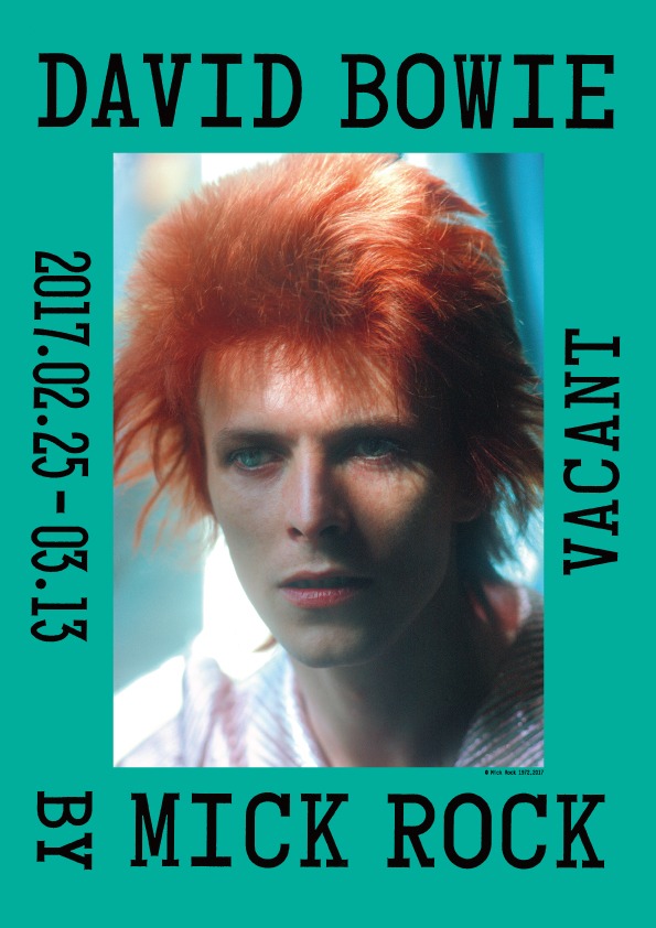 「DAVID BOWIE by MICK ROCK」フライヤー