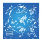 空想委員会「デフォルメの青写真」通常盤ジャケット